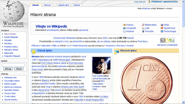wikipedia ukázka