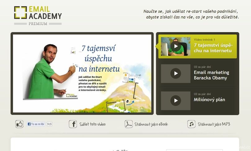 EmailAcademy.cz video